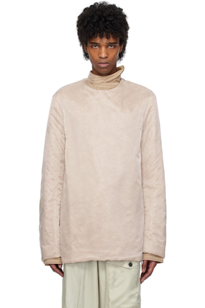 

Розовый топ из органзы с длинными рукавами Dries Van Noten