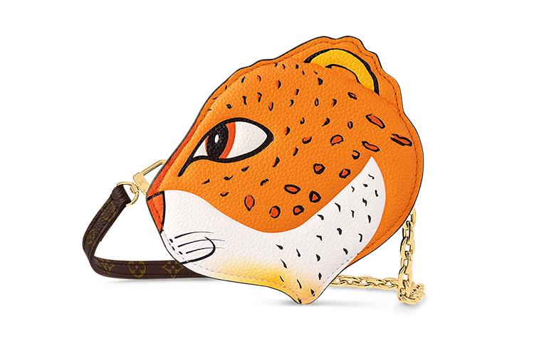 

Кошелёк на цепочке Sun Yitian в цвете леопардовый апельсин LOUIS VUITTON