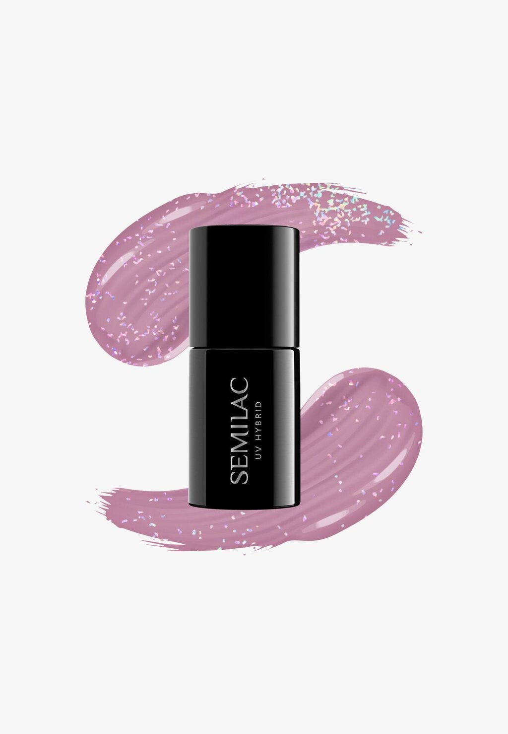 

Лак для ногтей Semilac Uv Gel Polish SEMILAC, цвет shimmer dust pink