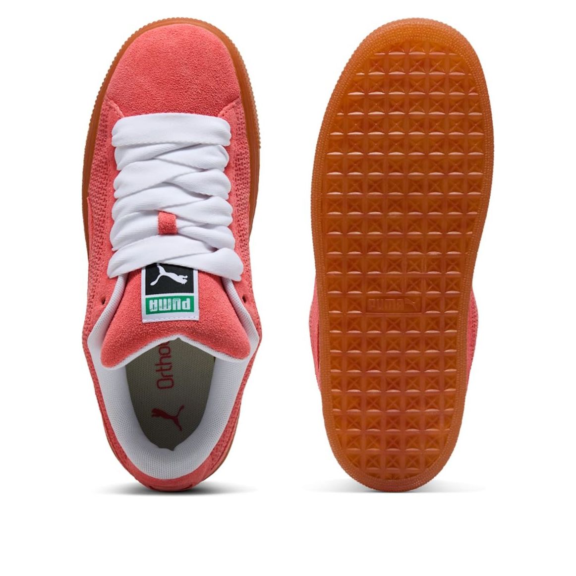 Кроссовки (WMNS) PUMA Suede XL Braided 'Glowing Red' — фото 3