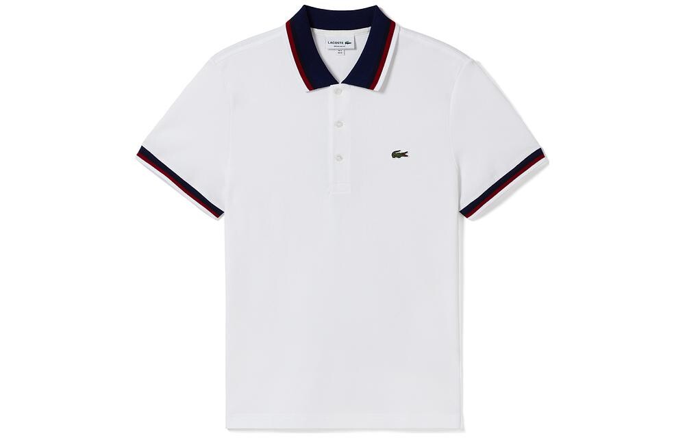 

Рубашка поло мужская белая Lacoste, белый