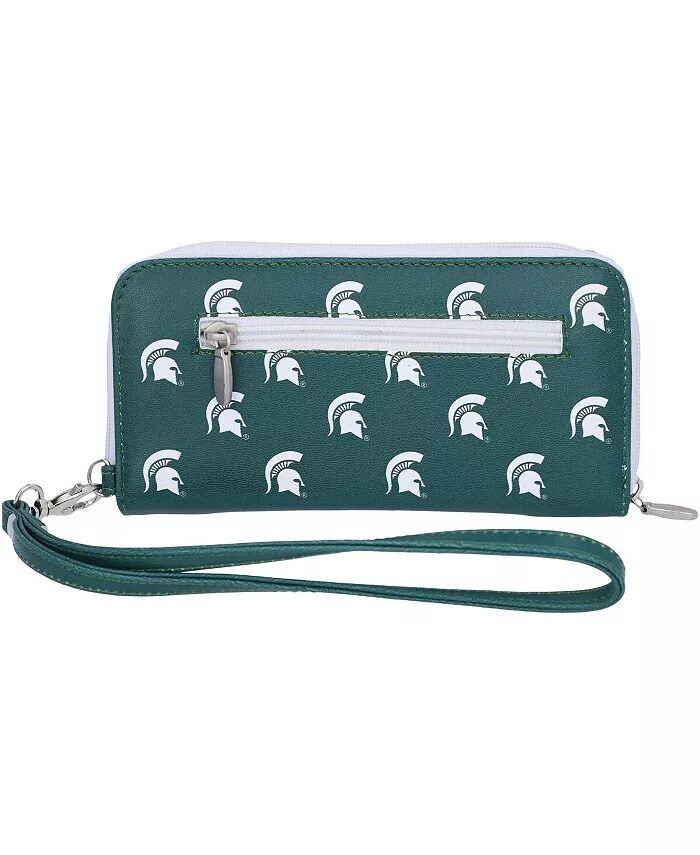 

Женский кошелек на молнии Michigan State Spartans Eagles Wings