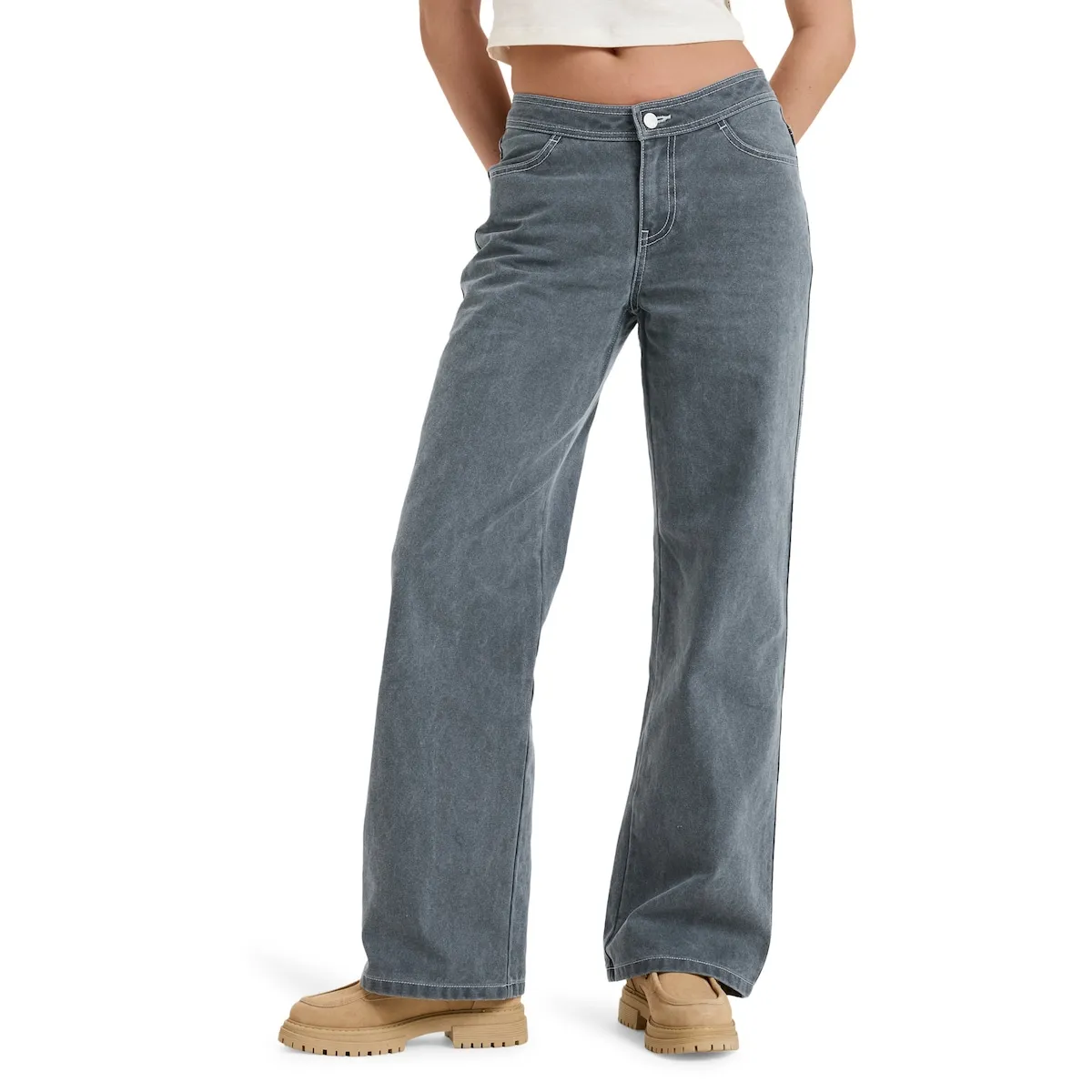 

Женские брюки Chloe Kim Pop Stitch Roxy, черный