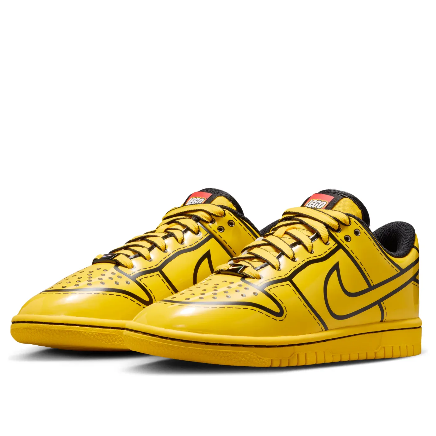 Кроссовки (GS) Nike x LEGO Dunk Low 'Tour Yellow' — фото 4