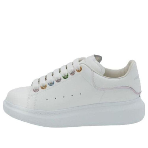Кроссовки oversized sneakers 'white metalic eyelets' Alexander Mcqueen, белый