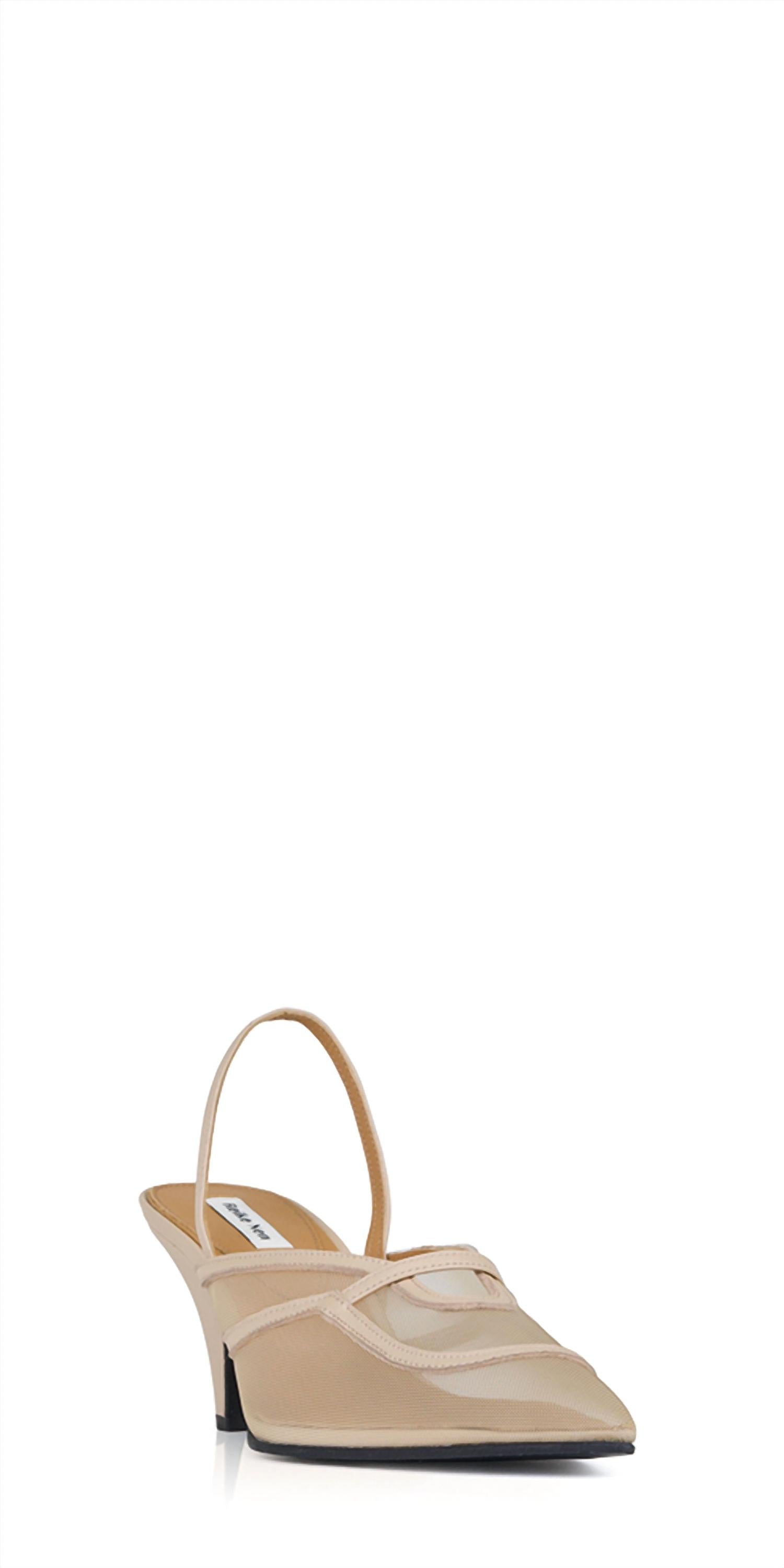 Женские босоножки Gib Slingbacks бежевого цвета Reike Nen