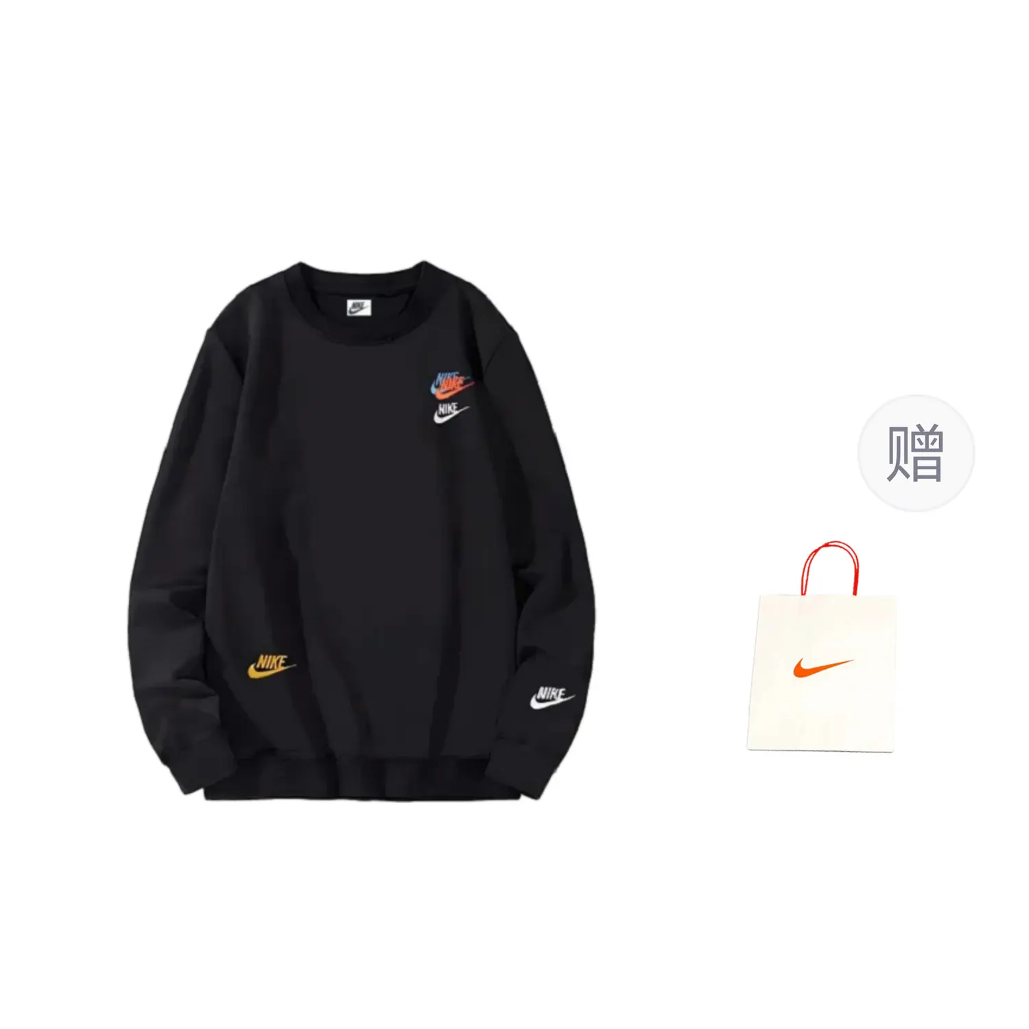 

Толстовка мужская черная Nike, черный