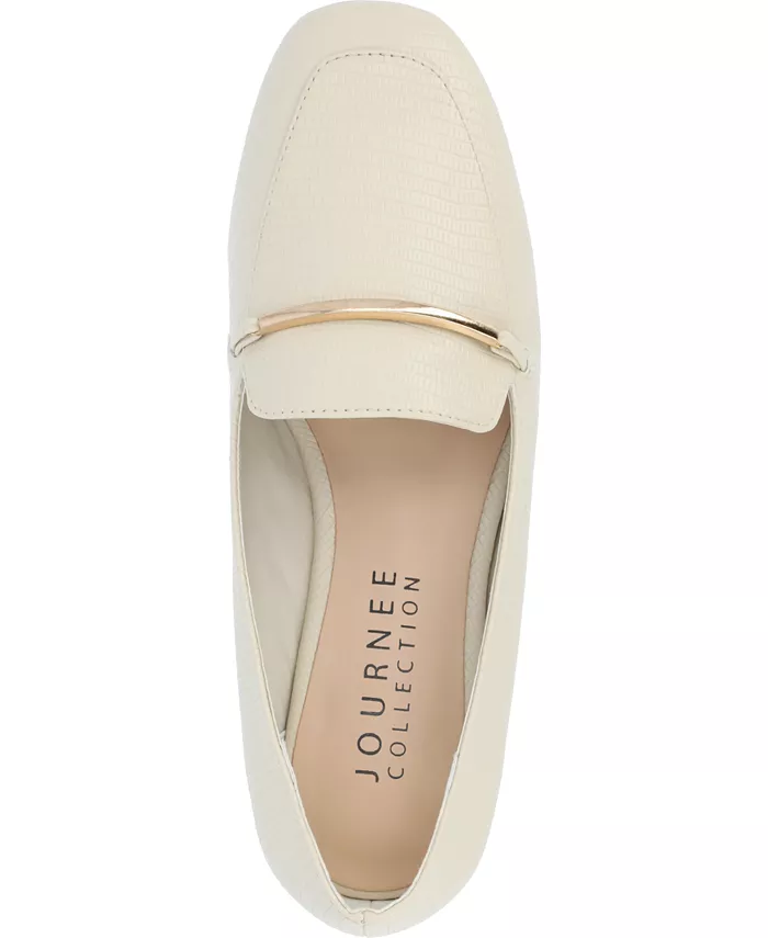 Женские лоферы Wrenn Slip On Journee Collection, слоновая кость/кремовый — фото 4