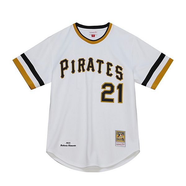 

Мужская белая бейсболка pittsburgh pirates cooperstown collection authentic jersey Mitchell & Ness