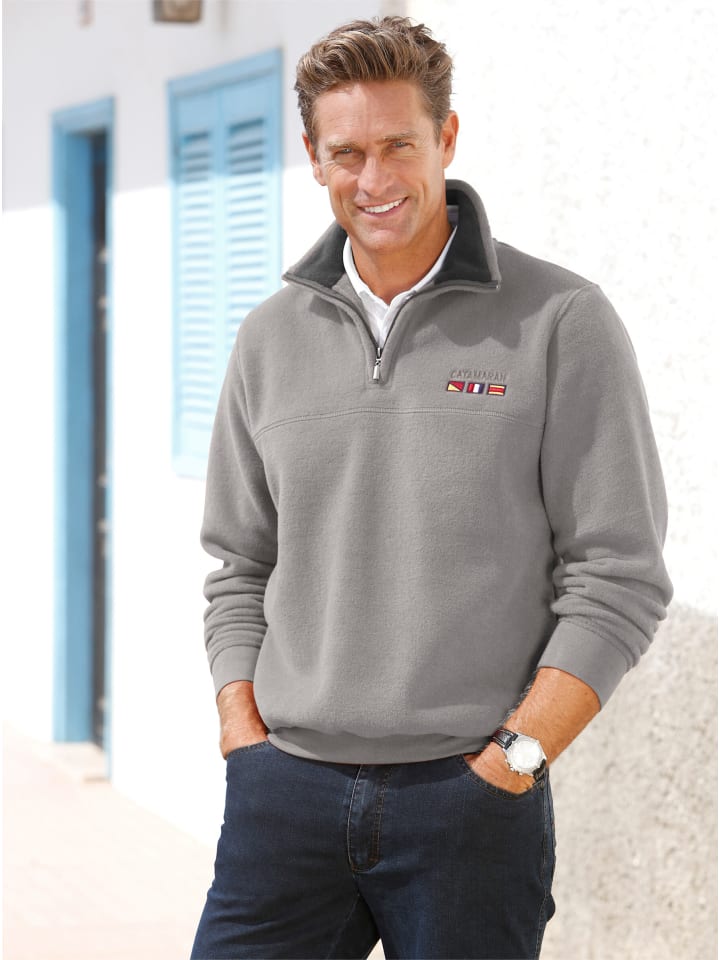 

WITT WEIDEN Флисовый свитер серого меланжевого цвета