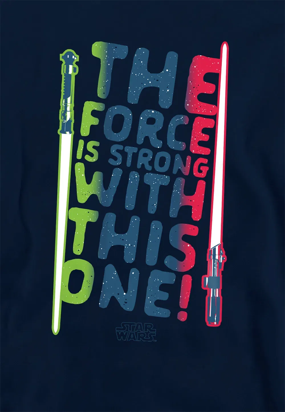 Детская худи Star Wars Force Is Strong, Disney, темно-синий — фото 2