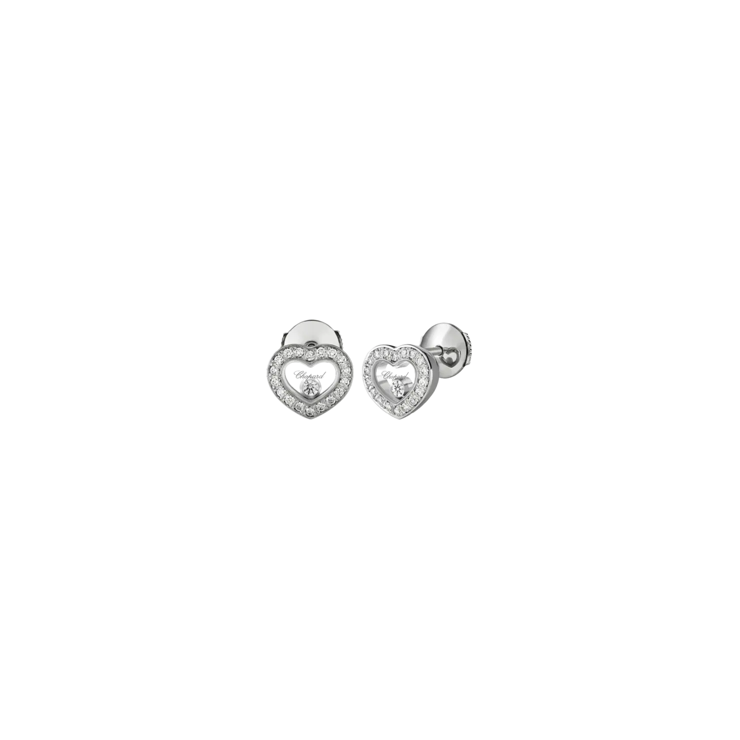 

Серьги happy diamonds icons из этичного белого золота с бриллиантами Chopard