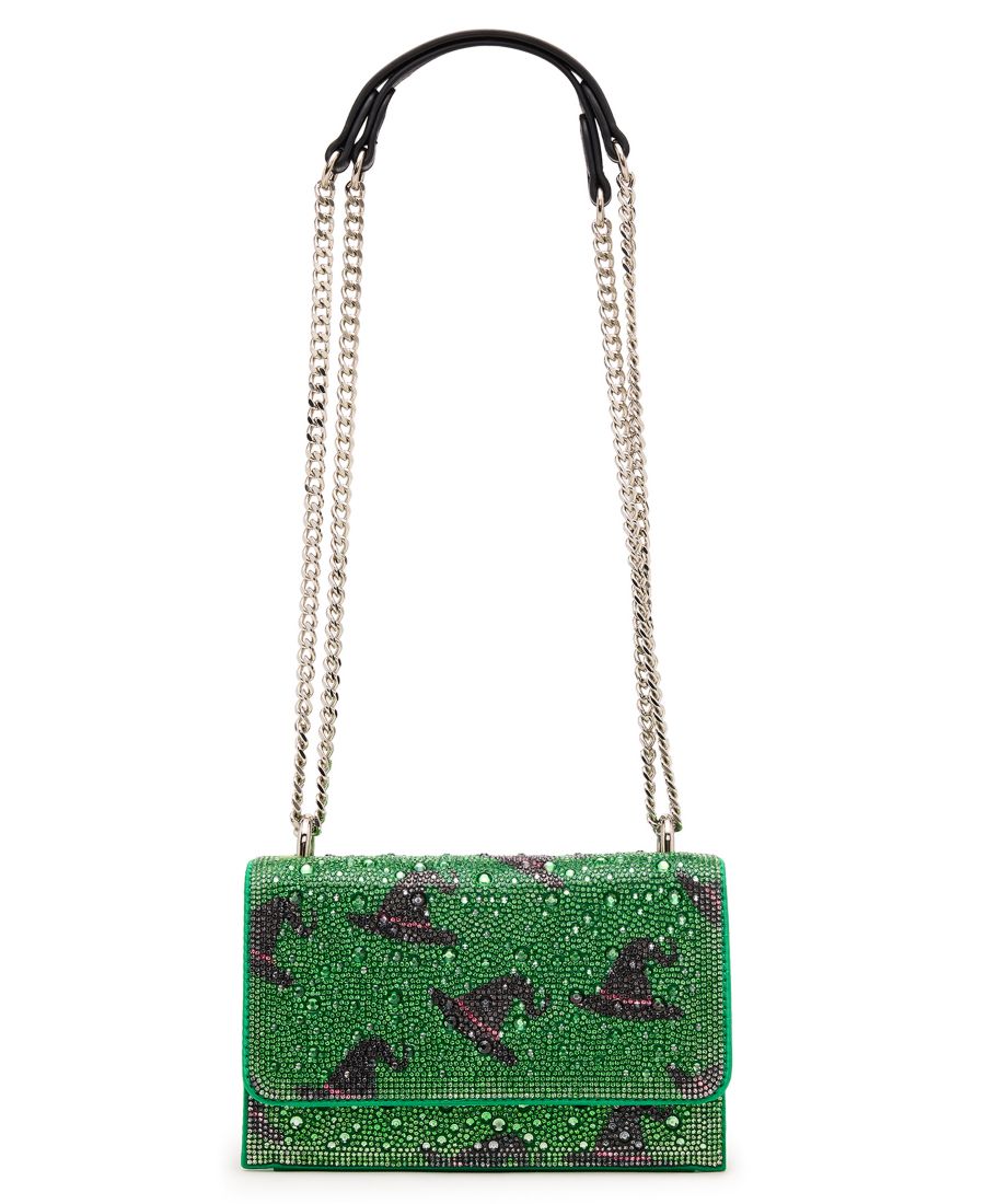 

Сумка-трансформер Hats Off с декоративными стразами через плечо Betsey Johnson, Green