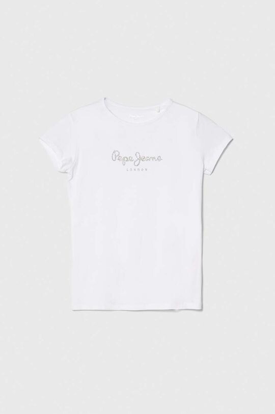 

Детская футболка HANA GLITTER Pepe Jeans, белый