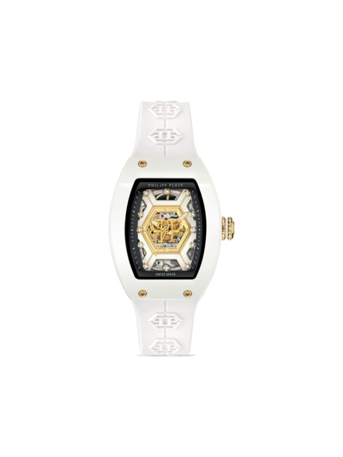 

Наручные часы Crypto Queen $NOW WHITE 44 мм Philipp Plein, белый