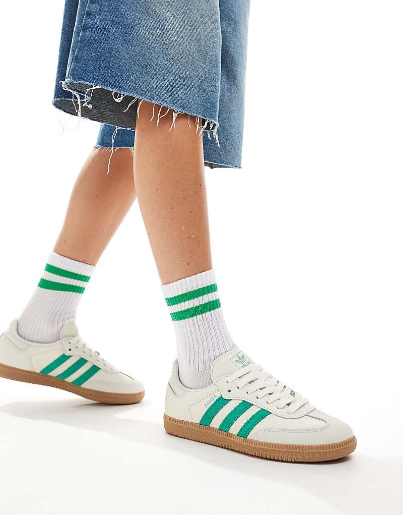 

Бело-зеленые шерстяные кроссовки adidas Originals Samba, Зеленый, Бело-зеленые шерстяные кроссовки adidas Originals Samba