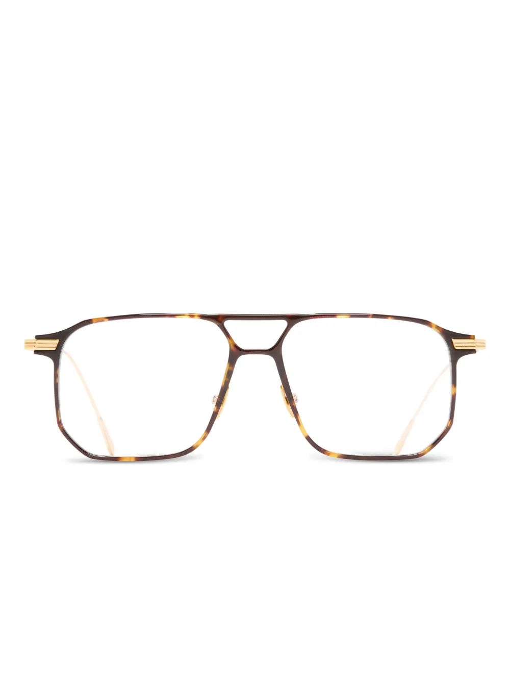 

Очки 0006 в оправе черепаховой расцветки Cutler & Gross, коричневый