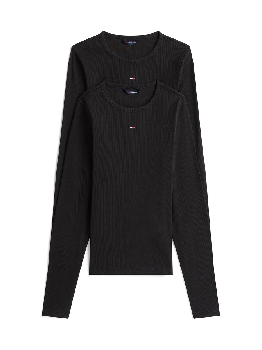 

Рубашка Tommy Jeans ESSENTIAL, черный