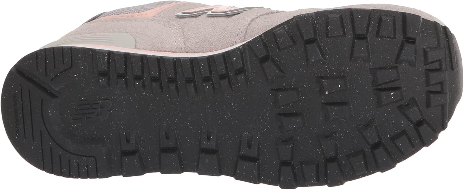 Кроссовки New Balance Kids 574 Core на застежке-липучке, розовый — фото 4