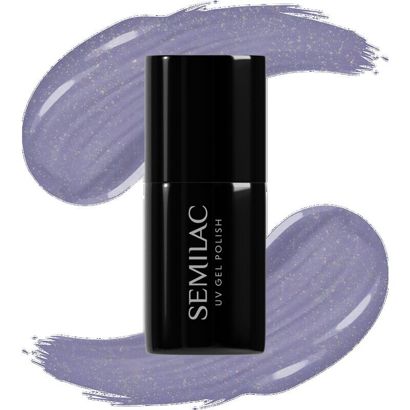 

379 УФ-лак для ногтей Hybrid Semilac Shimmer Stone Sapphire Semilac, 7 ml