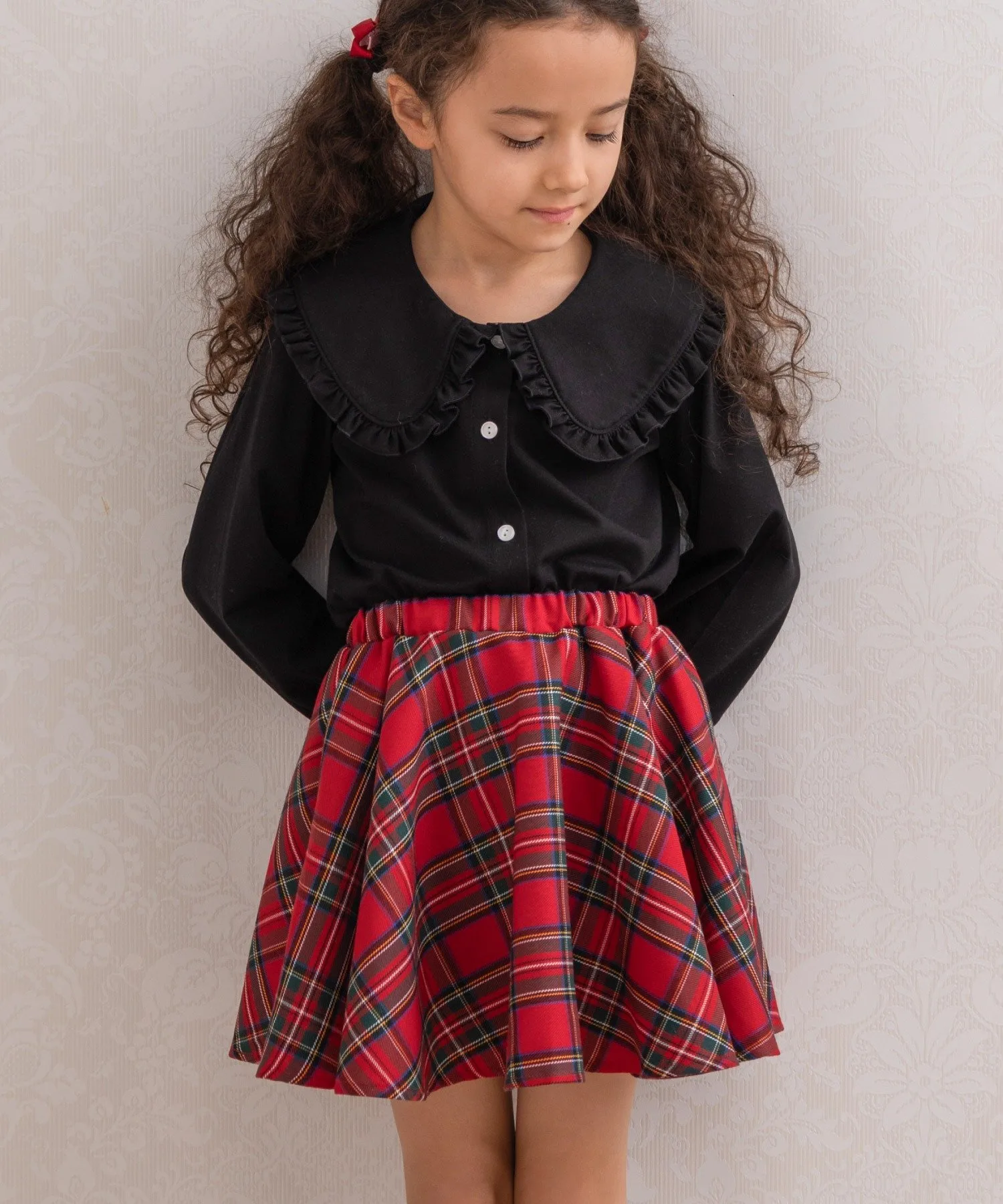 Классическая юбка-солнце Panpantutu, Tartan check — фото 2