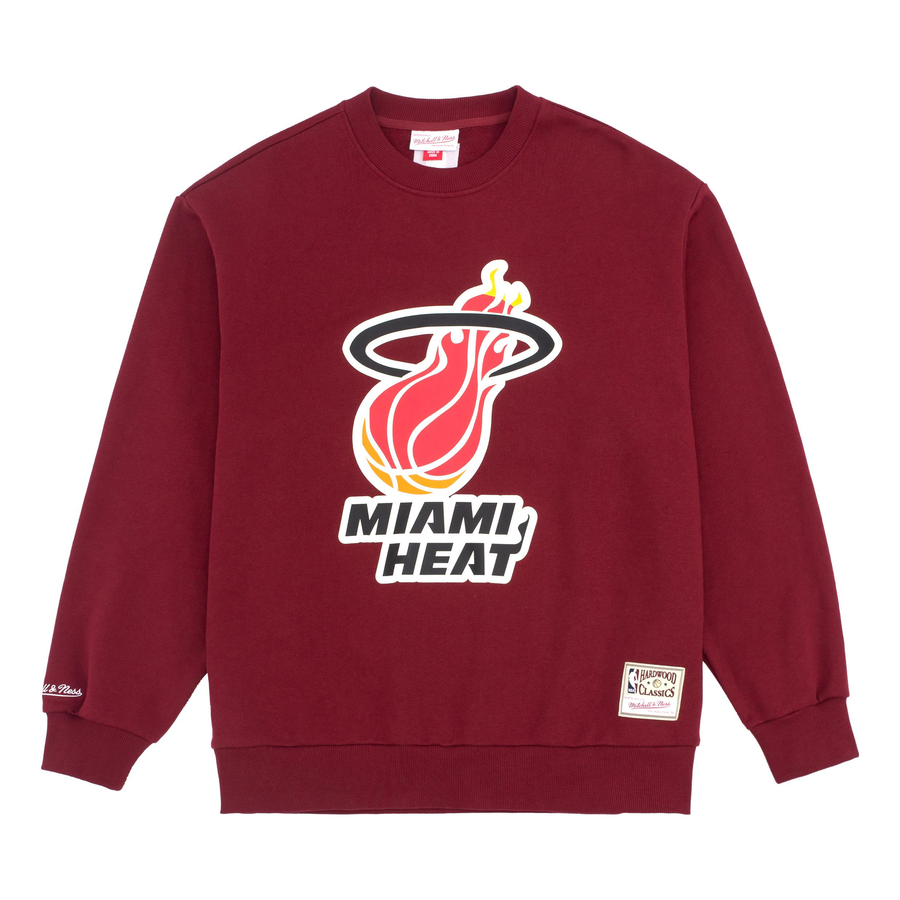 

Худи Mitchell & Ness x NBA Miami Heat Logo Sweatshirt 'Red', красный