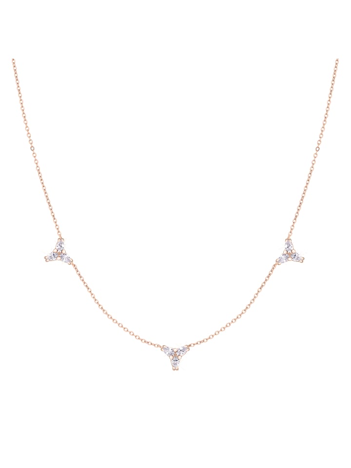 

Tamaris Колье «Сверкающие цветы» из розового золота