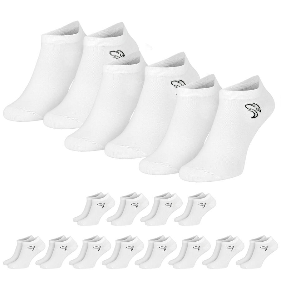 

BLACK SNAKE Базовые носки для кроссовок | 12 пар | Женские и мужские | Белые