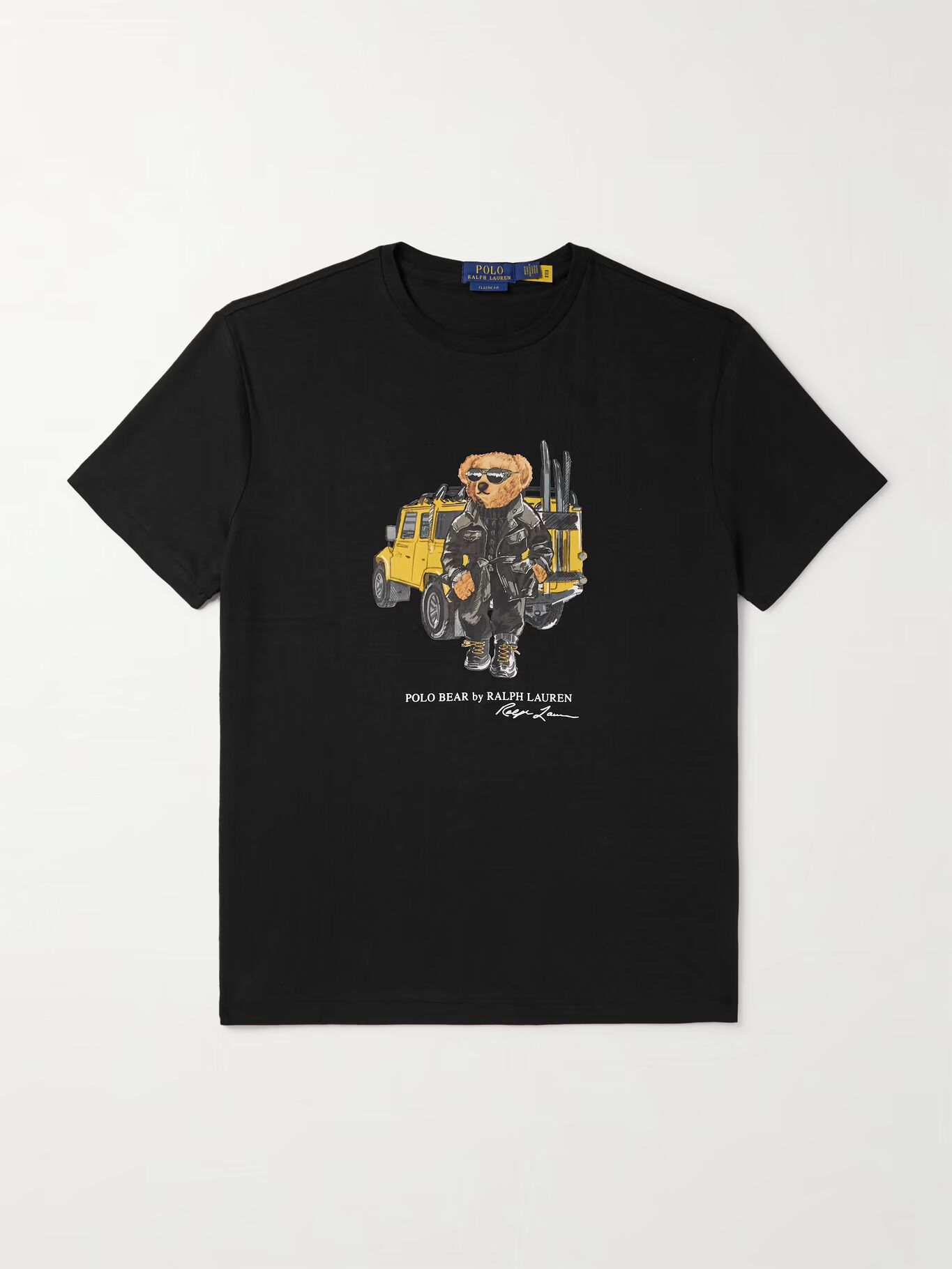 

Футболка из хлопкового джерси с принтом POLO RALPH LAUREN, черный