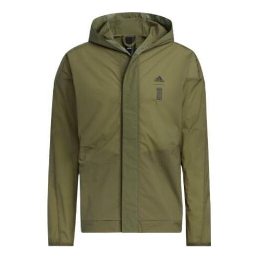 

Куртка adidas WJ WB Sports Hooded Jacket Olive Green, мультиколор
