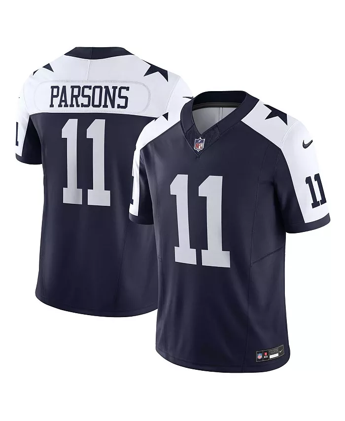 

Мужская лимитированная джерси Dallas Cowboys Vapor F.U.S.E. Майка Парсонса Nike, синий