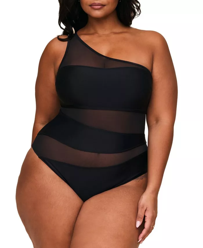 

Купальник цельный Plus Size Kimora Adore Me, черный