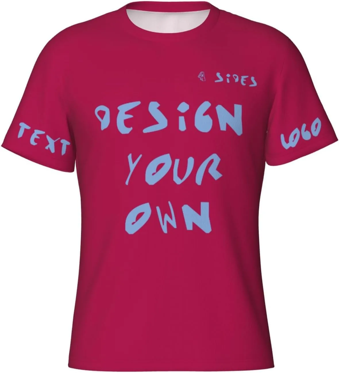 

Футболка Custom с принтом на 4 сторонах