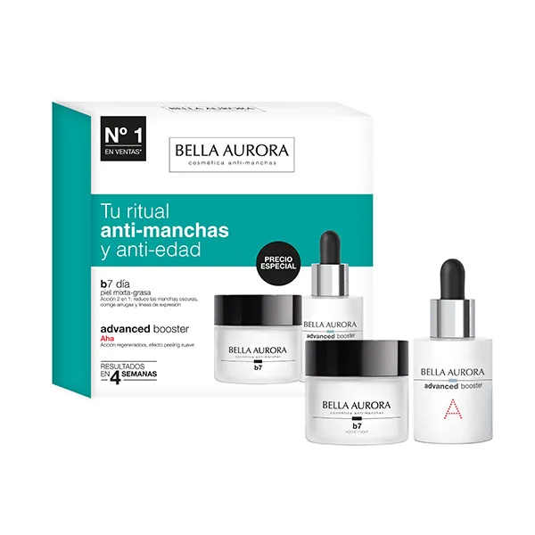 

B7-дневный смешанный жир + AHA Tu Ritual Anti-Manchas Y Anti-Edad Bella Aurora