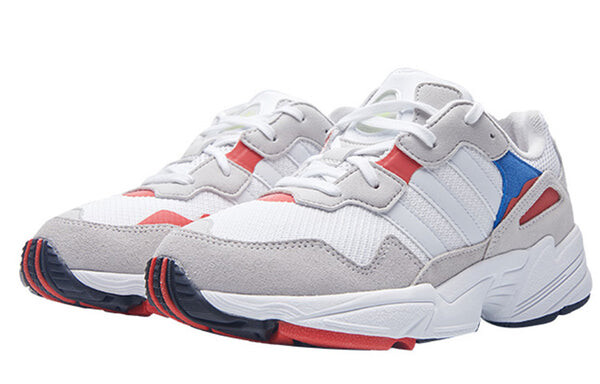 Кроссовки yung 96 j Adidas, белый — фото 3