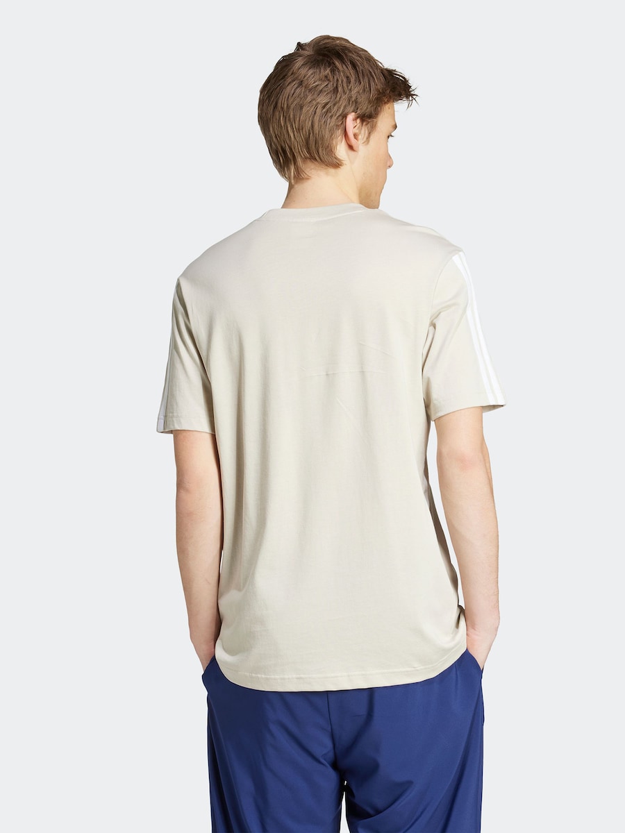 Футболка Performance ADIDAS SPORTSWEAR Essentials 3, бежевый — фото 4