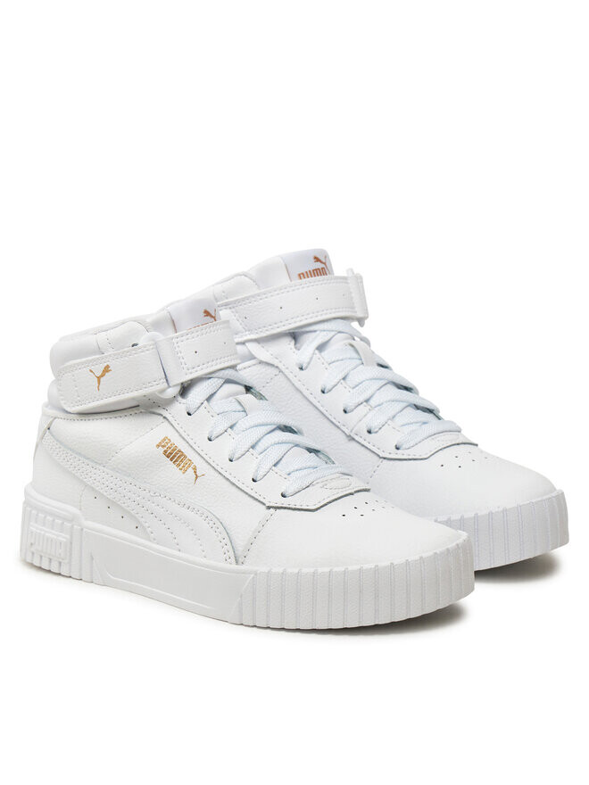 Кроссовки Puma Carina 2.0 Mid Jr 387376 03, белый — фото 2
