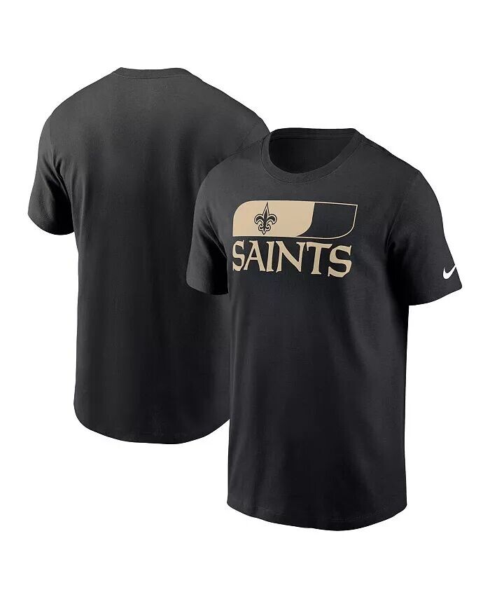 

Мужская черная футболка New Orleans Saints Air Essential Nike
