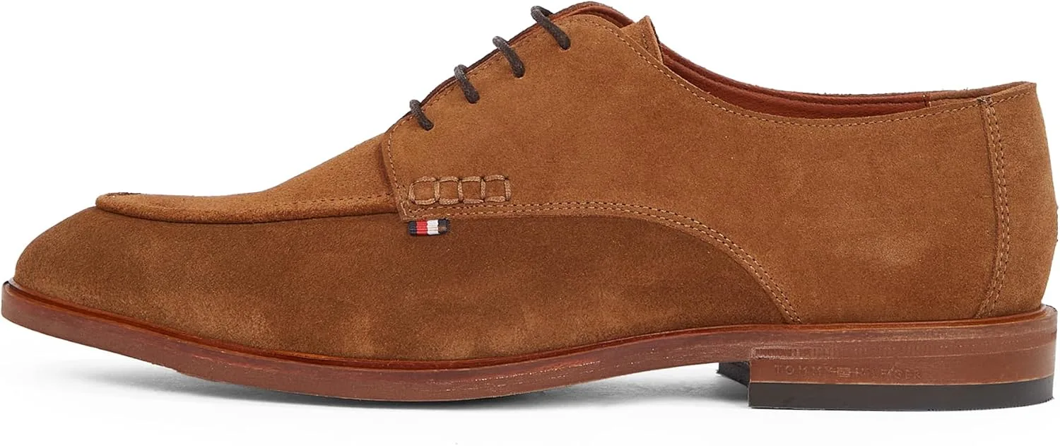 Мужские туфли-дерби Tommy Hilfiger Thunit из замши, коричневый