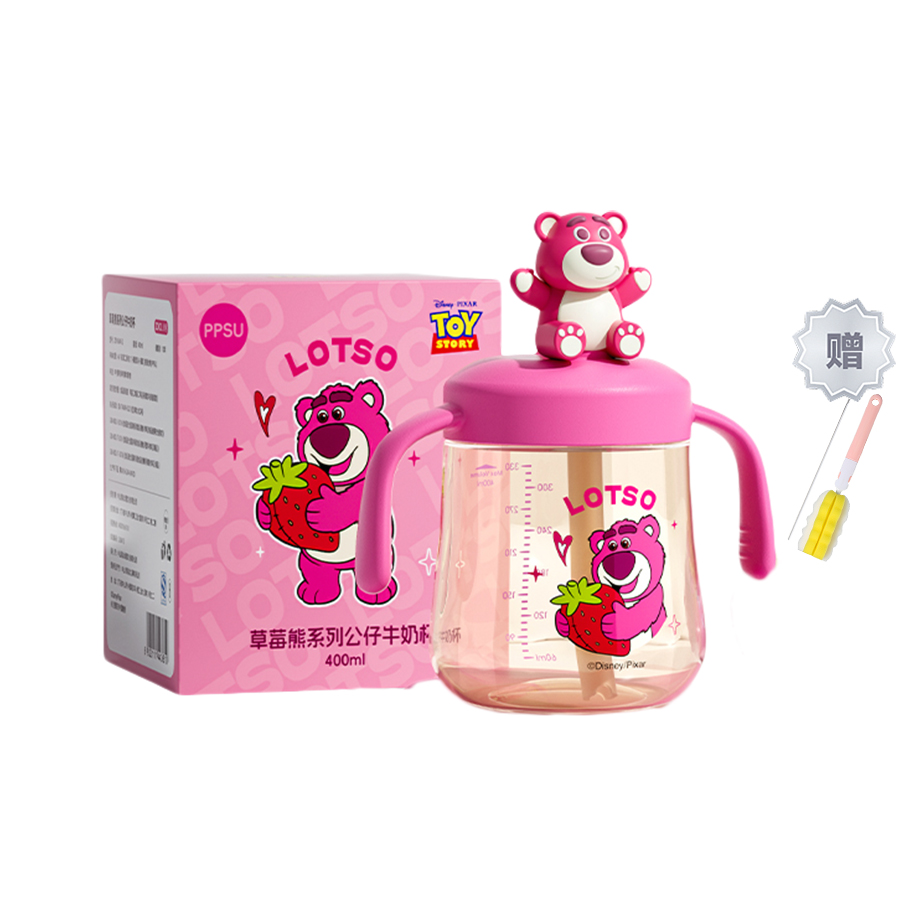 Пластиковая бутылка для воды ZOKCL Lotso Collection Mickey Collection Collaboration 330 мл Disney, синий — фото 2