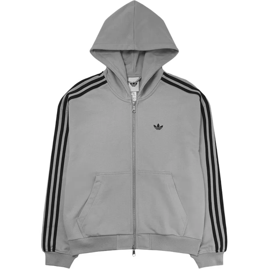 Куртка Adidas Originals с тремя полосками серая