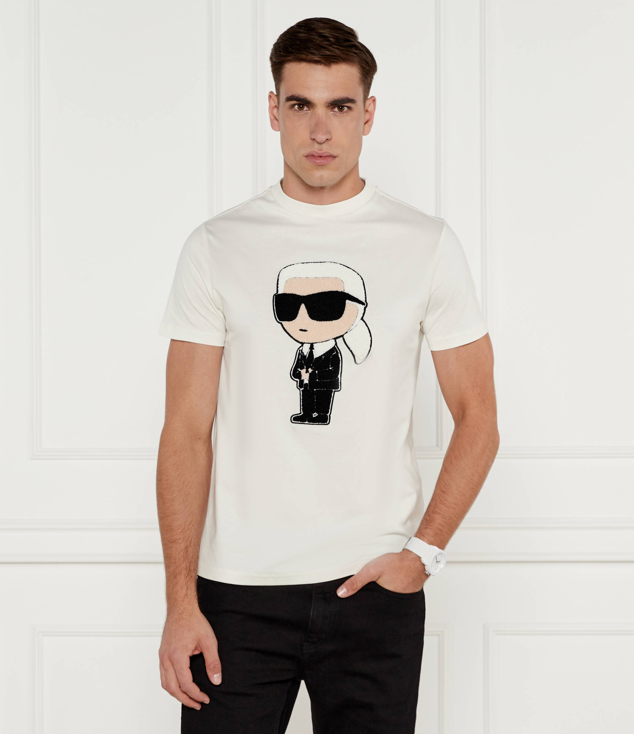 

Футболка Karl Lagerfeld Regular Fit, белый