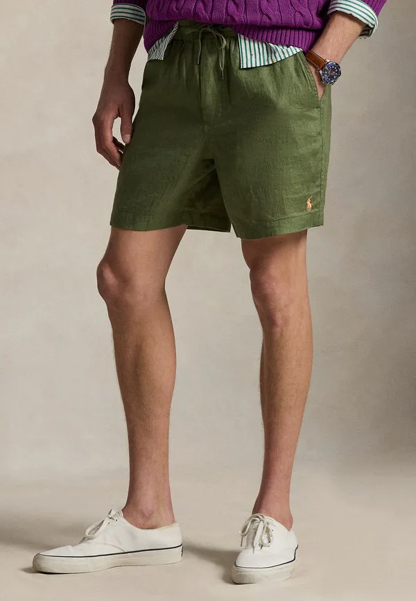 6-Дюймовые короткие шорты из льна в стиле поло преппстер Polo Ralph Lauren, Garden Trail