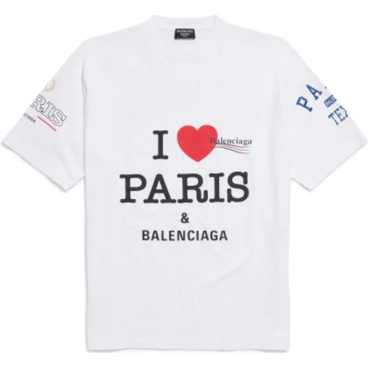 Balenciaga Футболка SS25 Loose Fit Unisex White