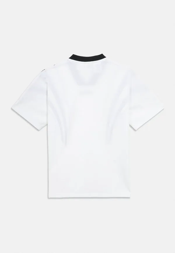 Свободная футболка унисекс с принтом "летучая мышь" santiago junior Adidas Originals, White/Bliss Pink — фото 2