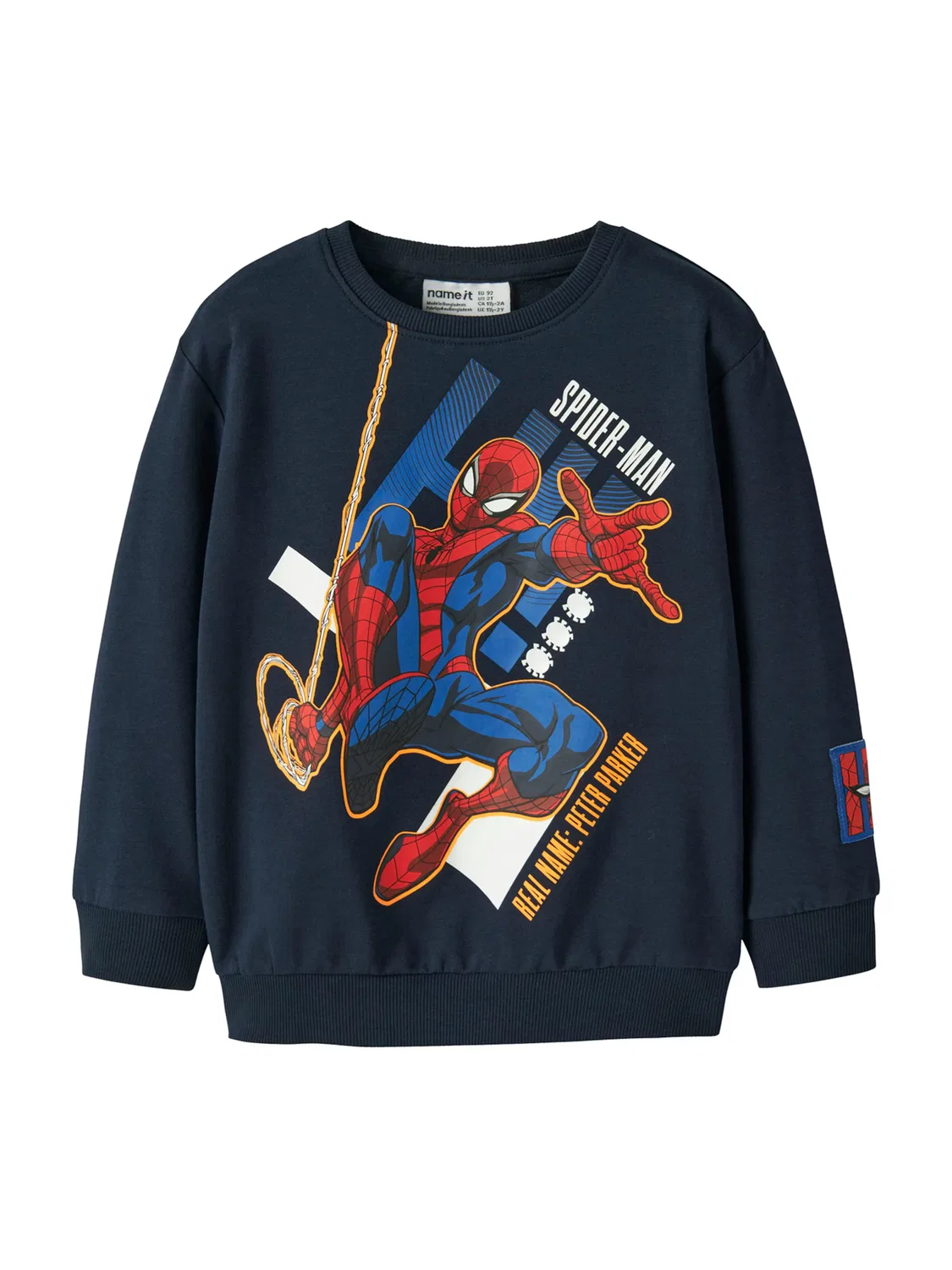 Толстовка 'NMMALBIE SPIDER' Name It, Blue/Navy
