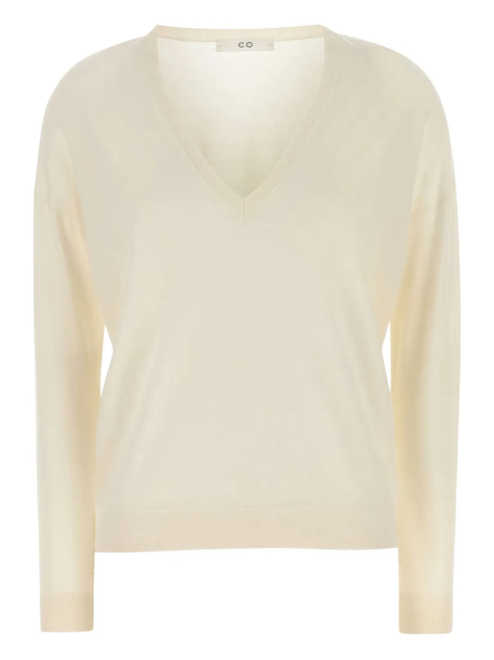 

Кашемировый свитер с V-образным вырезом Co, нейтральный