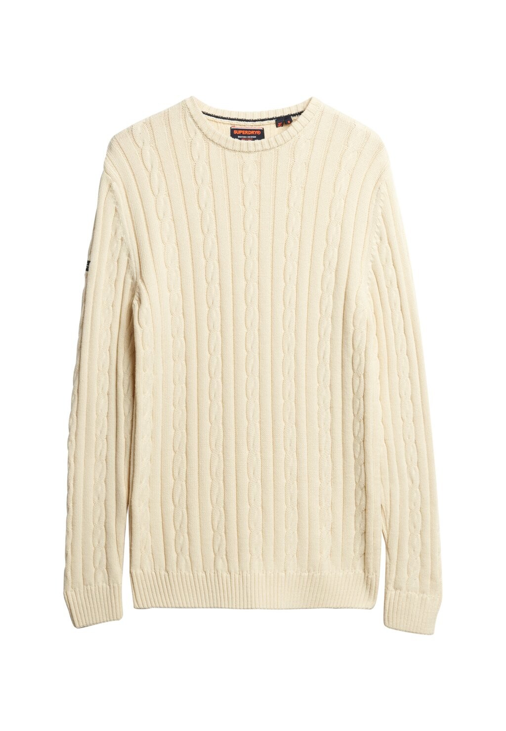 

Джемпер CLASSIC CABLE CREW Superdry, бежевый