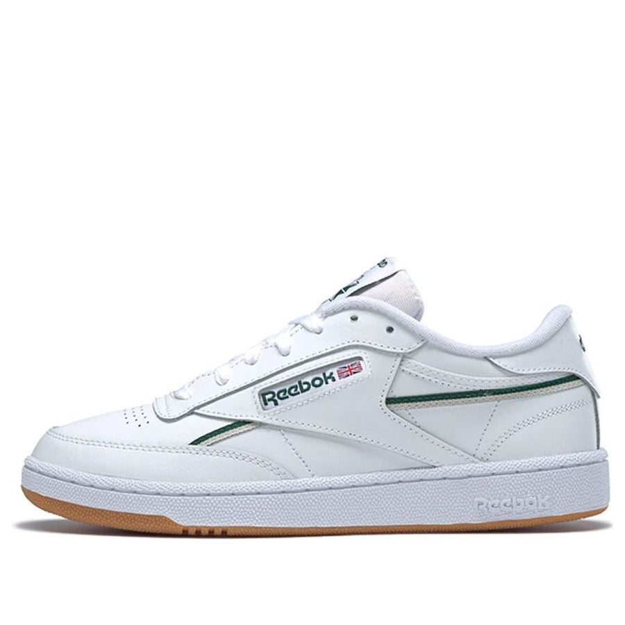 

Кеды Reebok Club C 85 White Green Skate Shoes Unisex 'White Green', зеленый