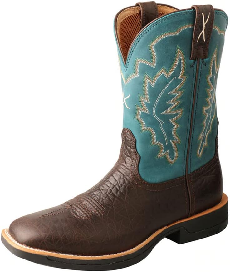 

Мужские сапоги Twisted X Top Hand высотой 30 см, бирюзовый/шоколадный